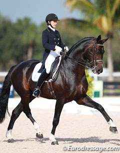Tinne Vilhelmson and Benetton Dream at the 2015 CDN Wellington :: Photo © Astrid Appels