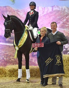 Danielle Dierks and Solo Feliz were named "Champions of Champions" at the 2015 Australian Young Horse Championships in Werribee