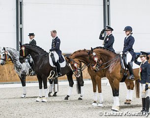 The small tour award ceremony at the 2015 CDI Zakrzow