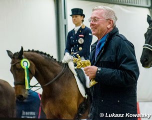 Peter Holler at the prize giving ceremony