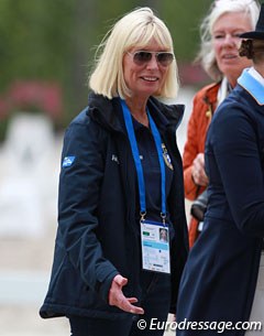 Tinne Vilhelmson's long time coach Louise Nathhorst
