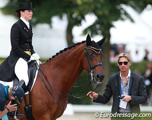 Lyndal Oatley and Patrik Kittel at the 2016 CDIO Aachen :: Photo © Astrid Appels