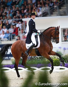 The 21-year old Sönke Rothenberger and his 9-year old Cosmo are the newcomers on the German Olympic team for Rio :: Photo © Astrid Appels-