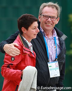 German team trainer Monica Theodorescu and Paul Sprehe