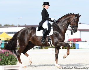 Morgan Barbançon Mestre and Girasol won the World Cup qualifier in Augustowek