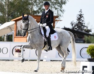 Tomasz Jasinski on Teo, the horse he competed in the 2016 European Under 25 Championships