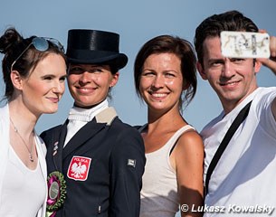 Group photo with the national champion Aleksandra Szulc