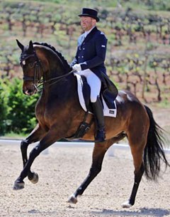 Jean-François Vesin and Romy at a national spring show at Elevage Massa in the South of France :: Photo © Celine Bocchino