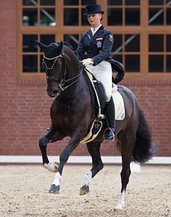 Victoria Max-Theurer and Della Cavalleria at the 2016 CDI Cappeln :: Photo © Tanja Becker