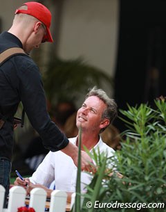 Carl Hester at the Valegro book signing