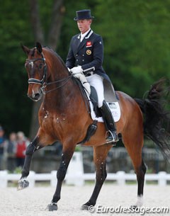 Carl Hester and Nip Tuck at the 2016 CDIO Compiegne :: Photo © Astrid Appels