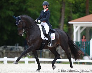 Kasey Perry-Glass on Gorklintgards Dublet at the 2016 CDIO Compiegne :: Photo © Astrid Appels