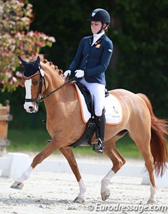 Jitske Prosman and Charina du Bois at the 2016 CDIO Compiegne :: Photo © Astrid Appels