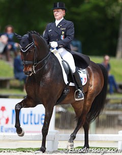 Karen Tebar and Ricardo at the 2016 CDIO Compiègne :: Photo © Astrid Appels