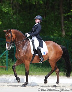 Alix van den Berghe on Ulan at the 2016 CDIO Compiegne :: Photo © Astrid Appels