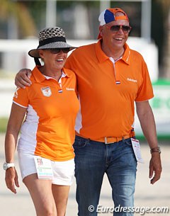 TC Athene's owner Tim Coomans with his wife