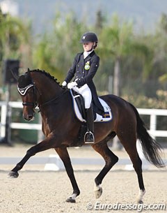Isabella Tovek on Connery at the 2016 European YR Champs