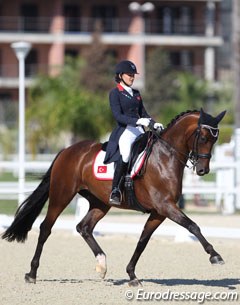 Lina Uzunhasan and Donna Ray at the 2016 European Junior Riders Championships :: Photo © Astrid Appels