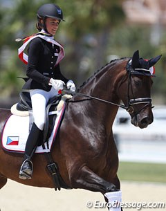 Bronze medal winner Eva Vavrikova on Belle Ennie