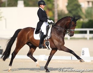 Alexa Westendarp and Der Prinz at the 2016 European Junior Riders Championships :: Photo © Astrid Appels