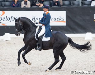 Hans Peter Minderhoud and Dream Boy at the 2016 Dutch Dressage Championships :: Photo © Digishots