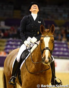 Anabel Balkenhol and Dablino win the 2016 CDI Frankfurt Grand Prix and Special