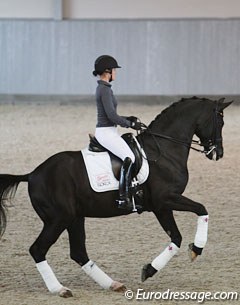 Kristina Bröring-Sprehe and Desperados at the Global Dressage Forum in October 2016 :: Photo © Astrid Appel