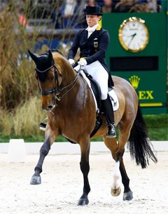 Isabell Werth and Emilio at the 2016 CDI Geneva