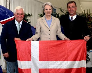 Ullrich Kasselmann, patronesse HRH Princess Benedikte of Denmark and dressage coordinator Dr. Ulf Möller looking forward to Horses & Dreams meets Denmark.