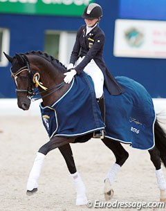 Semmieke Rothenberger and Dissertation win the CDIO-P Junior Kur at the 2016 CDIO-PJYR Hagen :: Photo © Astrid Appels