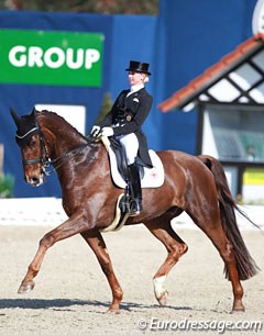 Jessica von Bredow-Werndl and Dante's Peak at the 2016 CDI Hagen :: Photo © Astrid Appels