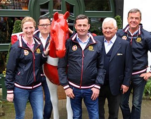 Looking forward to Horses & Dreams meets Denmark: from the left Nathalie zu Sayn-Wittgenstein, Francois Kasselmann, Sören Pedersen, Ullrich Kasselmann and Dr. Ulf Möller.