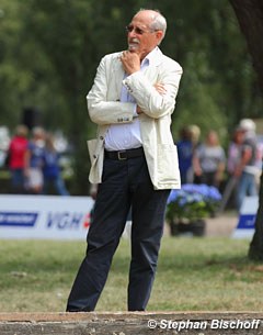 Helmut Esiner, owner of Mille Grazie and long-time sponsor of Helen Langehanenberg