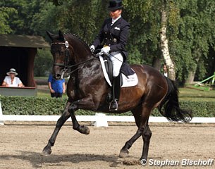 Karin Lührs and Sergeant Pepper (by Exclusiv x Enrico Caruso) won the Prix St Georges