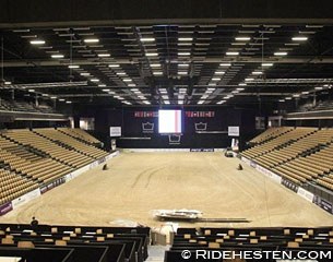 The Herning indoor arena where the CDI Herning was staged for the first time in March 2016 :: Photo © Ridehesten