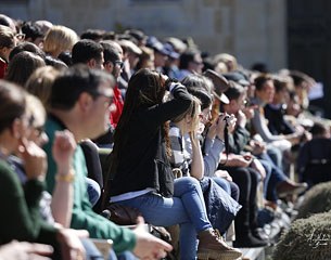 Huge crowds gathered to watch dressage at the CDI Jerez