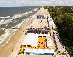 The 2016 CSI Kolobrzeg on the beach