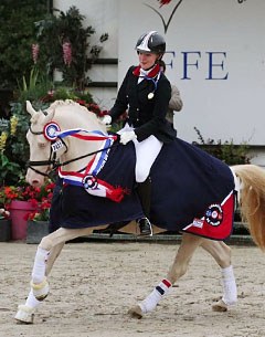 Manon Desjardins and Domenik are the 2016 French Pony Champions :: Photo © Rose H