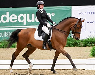 Amy Leach and Radcliffe at the 2016 U.S. Dressage Finals :: Photo © Sue Stickle