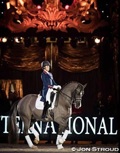 Valegro at his retirement ceremony at the 2016 CDI-W London :: Photo © Jon Stroud