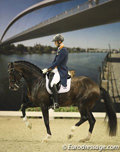 Diederik van Silfhout and Arlando at the 2016 CDI Maastricht :: Photo © Astrid Appels