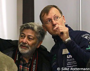 Highly acclaimed equestrian photographer Jacques Toffi with Ingrid's husband Andreas Busacker