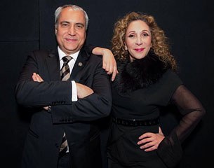 FEI President Ingmar De Vos and Reem Acra at New York Fashion Week