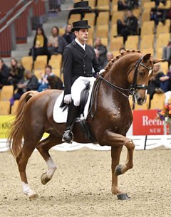 Severo Jurado Lopez and Lorenzo at the 2016 CDI-W Odense :: Photo © Annette Boe Ostergaard