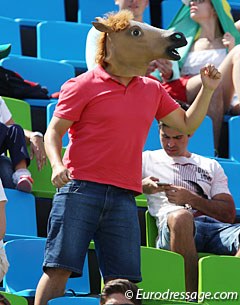Fan in the crowds