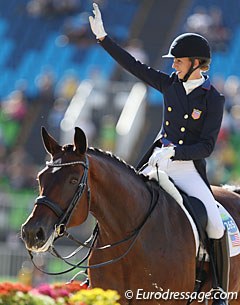 Laura Graves and Verdades at the 2016 Olympic Games :: Photo © Astrid Appels