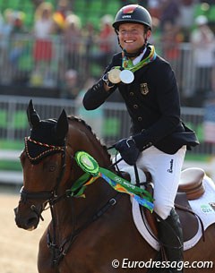 Olympic eventing champion Michael Jung on Sam