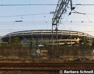 Maracana. Typical public transport conversation: "Where are you from?" "Germany." "Oh, Alemanha. Seven-one ..." "But we beat Argentina." "Yay!"