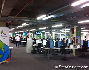Inside the Main Press Centre