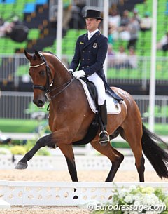 German 21-year old Sönke Rothenberger and Cosmo at the 2016 Olympic Games :: Photo © Astrid Appels
